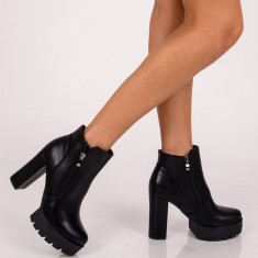 Botine dama Molly negre foto