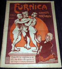 1907 FURNICA Nr. 161, revista de umor si satira politica, reclama Vin Stirbey foto