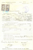 Z466 DOCUMENT VECHI -LICEUL TEORETIC DE FETE , BRAILA - BOGOI DUMITRU- 1942