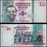 !!! SWAZILAND - 10 EMALANGENI 2015 (2017) , COMM - P 41 - UNC / VISION 2022