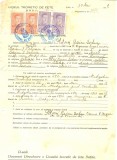 Z470 DOCUMENT VECHI-LICEUL TEORETIC DE FETE , BRAILA-PLOT.MAJ.BAICU IORDAN -1942