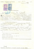 Z455 DOCUMENT VECHI -LICEUL TEORETIC DE FETE , BRAILA -ION S. GAVRILA -1942
