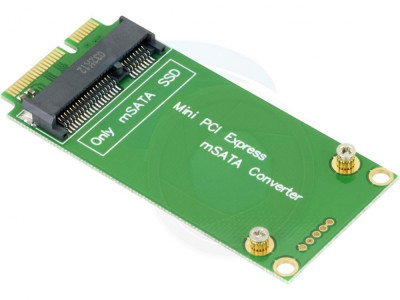 Adaptor ssd mini PCIE express la ssd msata converter (Asus eeepc 901) foto