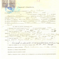 Z461 DOCUMENT VECHI -LICEUL TEORETIC DE FETE , BRAILA - MARIA CUSTURESCU - 1942