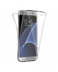 Husa din silicon 360 pentru Samsung Galaxy S7 Negru foto