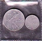 ITALIA - LOT 2 MONEDE 50 LIRE 1978, 1990, Europa