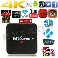 TV BOX OTT MXQ PRO+4K-3D,Quad S905X 64bit,2GB,16Gb,Dual Wi-FI,Android 7.1.2 ,NOI foto