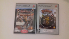 LOT 2 jocuri: Ratchet and Clank + Gladiator - PS2 [Second hand] foto