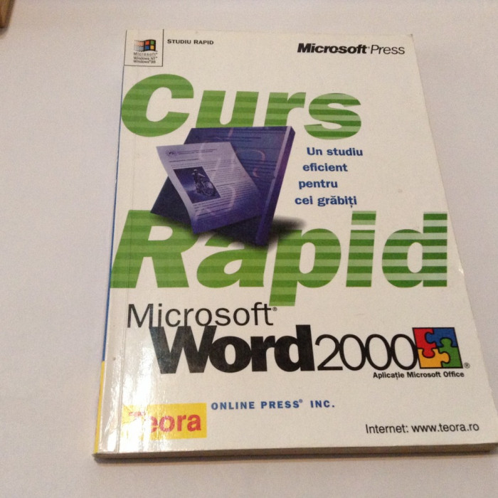 CURS RAPID MICROSOFT WORD 2000,RF13/1