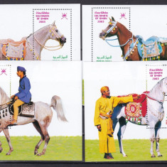 Oman Sultanat 2003 fauna cai MI bl.34,35,36,37 MNH w48