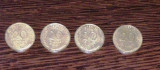 FRANTA 20 CENTIMES - LOT 4 MONEDE 1962, 1966, 1976, 1985