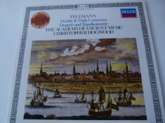 Telemann -double &amp;amp; triple concertos - vinyl foto