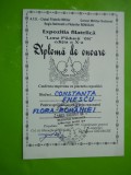 HOPCT DIPLOMA NR 26 - DIPLOMA DE ONOARE EXPO FILATELICA LUNA PADURII 1998 CCA