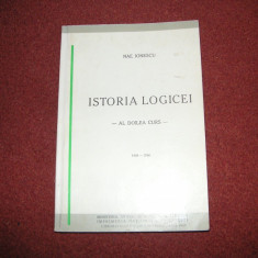 Nae Ionescu - Istoria logicei - Al doilea curs - 1989