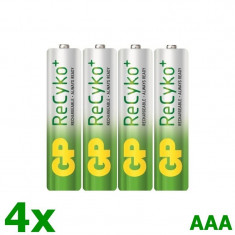 4x GP ReCyko+ AAA 800mAh baterii reincarcabile Bul foto