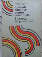 Instalatii Electrice Pentru Constructii. Indreptar De Proiect - M. Duminicatu, C. Bianchi, C. Ionescu, G. Chirita ,410640 foto