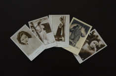 Lot 5 carti postale Greta Garbo foto