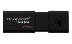 Memorie externa Kingston DataTraveler 100 G3 64GB, DT100G3/64GB foto