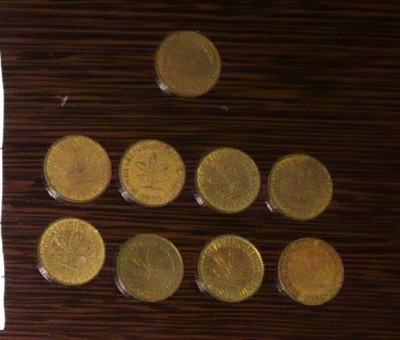 GERMANIA 5 PFENNIG - 9 MONEDE 1950/70/71/80/84/87/88/89/91