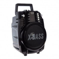 Boxa portabila NNS, 20 W, USB, SD card, radio, Negru foto