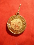 Medalie cu toarta - Gimnastica , bimetal , d= 4 cm