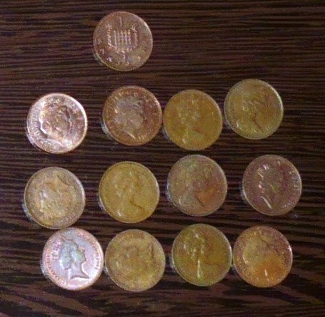 CANADA 1 NEW PENNY - LOT 13 MONEDE 71,74,78,79,81,90,94,96,99,2001,04,05,07