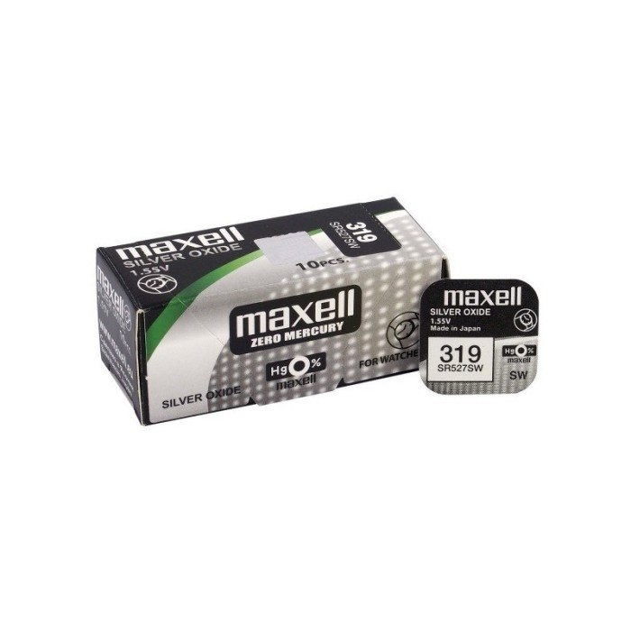 Baterie Oxid de argint pentru ceas Maxell 319 BL11 foto mare Baterie Oxid de argint pentru ceas Maxell 319 BL11 foto mare