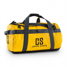 Capital Sport Travel M 60 I Duffel hidrofug rucsac galben robust foto