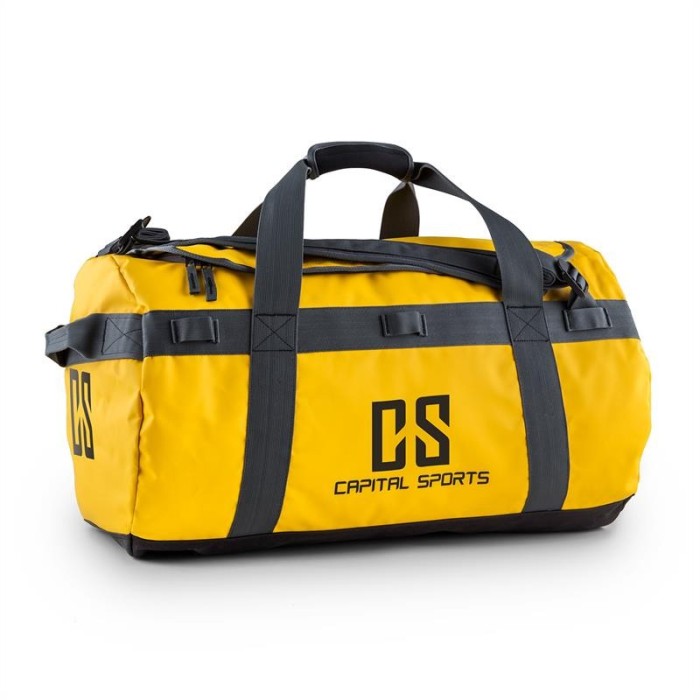 Capital Sport Travel M 60 I Duffel hidrofug rucsac galben robust foto mare Capital Sport Travel M 60 I Duffel hidrofug rucsac galben robust foto mare