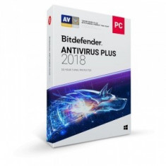Securitate Bitdefender Antivirus Plus 2018, 1 PC, 1 an, New License, Retail Box foto