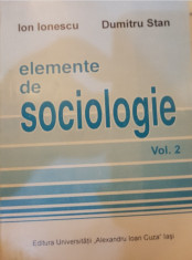 Elemente de sociologie, vol. 2 foto