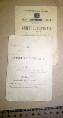 LOT CARNETE VECHI foto