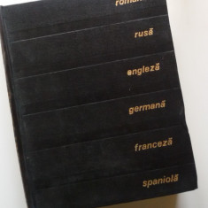 Dictionar tehnic poliglot : romana, rusa, engleza, germana, franceza, spaniola