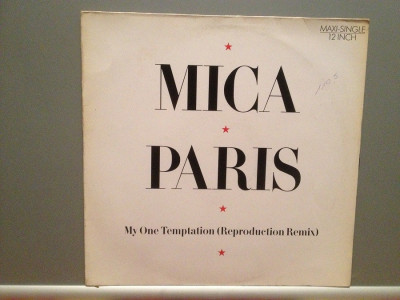 MICA PARIS - MY ONE TEMPTATION (1986/ISLAND/W.GERMANY) - VINIL Maxi-Single &amp;quot;12/ foto