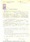 Z490 DOCUMENT VECHI -LICEUL TEORETIC DE FETE , BRAILA -RADU MOCANU -1942