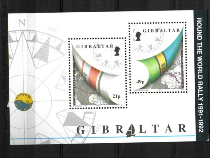 GIBRALTAR MI. BLOCK 17 MNH