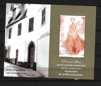 GIBRALTAR MI. BLOCK 30 MNH foto