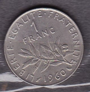 FRANTA 1960 - MONEDA 1 FRANC