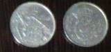 SPANIA 5 PTAS - LOT 2 MONEDE 1957, 1975, Europa