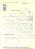 Z491 DOCUMENT VECHI -LICEUL TEORETIC DE FETE , BRAILA-CONSTANTINESCU T. ION-1942