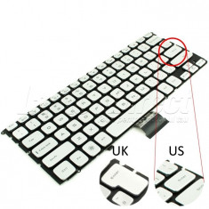 Tastatura Laptop Dell XPS 15Z-L511Z argintie iluminata foto