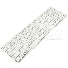 Tastatura Laptop Asus X55VD alba cu rama foto
