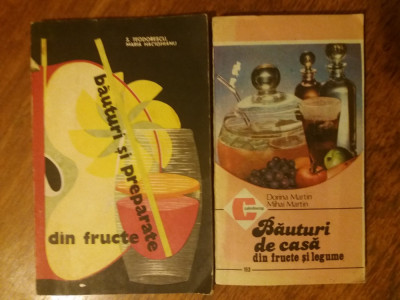 Lot 3 carti despre sucuri si bauturi din fructe si legume / R5P4S foto