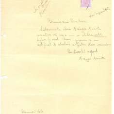 515 DOCUMENT VECHI - ELEVA BRANZOI MARIETA -LICEUL DE FETE BRAILA -1944