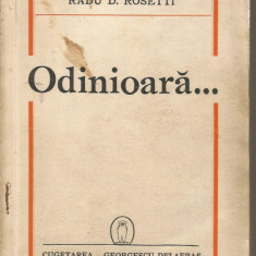 (8A) RADU D. ROSETTI-Odinioara