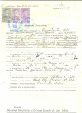 Z500 DOCUMENT VECHI -LICEUL TEORETIC DE FETE , BRAILA - CONSTANTIN SEBE -1942