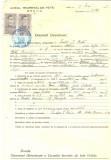 Z499 DOCUMENT VECHI -LICEUL TEORETIC DE FETE , BRAILA - TUDOR T. RATA -1942