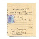 524 DOCUMENT VECHI -CHITANTA 1105 - MARIN ELENA- DIPLOMA BACALAUREAT -1945