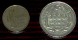 TURCIA - LOT 2 MONEDE 1000 lire 1992, 5000 lire 1995, Europa