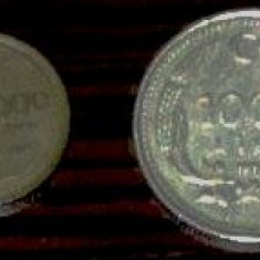 TURCIA - LOT 2 MONEDE 1000 lire 1992, 5000 lire 1995
